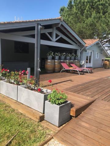 Gite Les Pins Perdus Saint-Ciers-d'Abzac Exterior photo